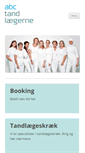 Mobile Screenshot of abc-tandlaegerne.dk